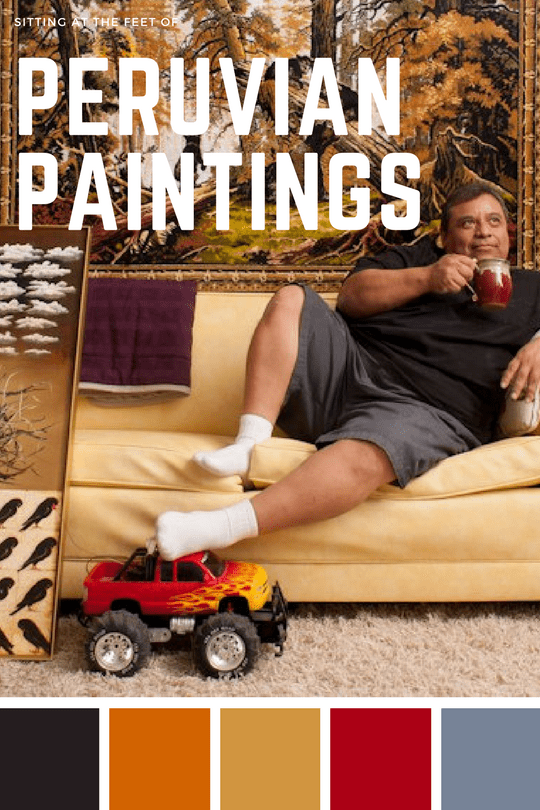 Sitting at the Feet of Peruvian Paintings